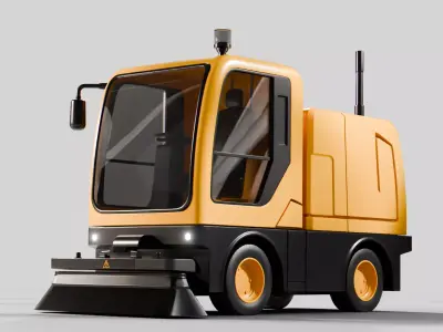 Street Sweeper 3D model