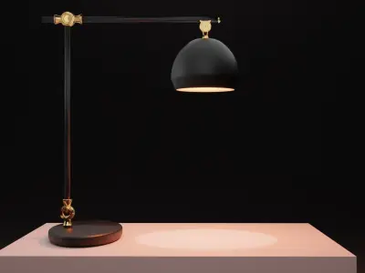 Bed Side Lamp 3D model