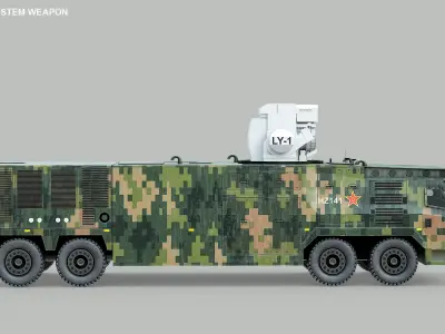  LY-1 Military Laser Weapon Complex Vehicle Based PBR 