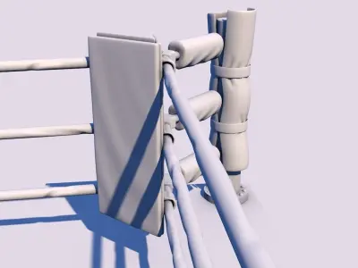 Boxing Ring 3D model 3D model