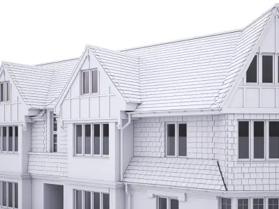 British House Yardley 3D model