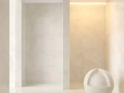 Marble wall 04 3D model