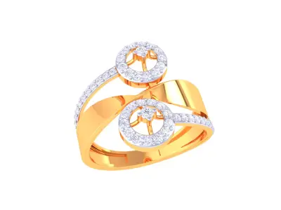 Women Ring MTL 3dm STL OBJ FBX Details 3D print model 19