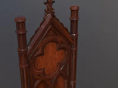 Gothic Chair  3D model