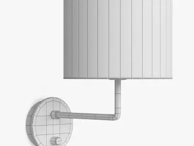 Lamp Wall Bedside Gubi Gravity Small Low-poly 3D model