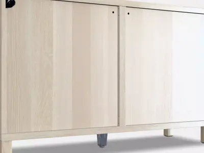 BESTA Storage combination with doors 69 Low-poly 3D model