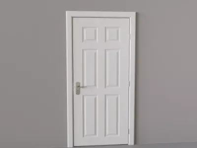 White Door 3D model