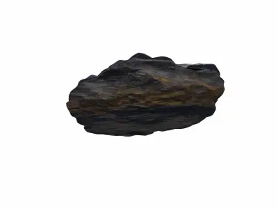 3d Model Mountain Range Barrier  3D model