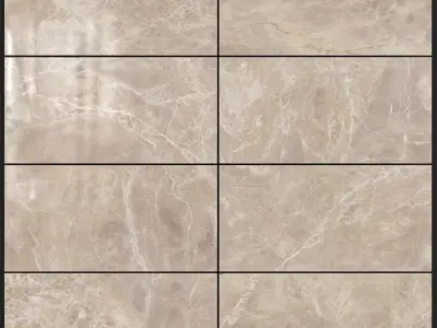 Yurtbay Seramik Alpha Beige 300x600 Set 4 3D model