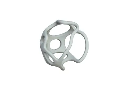 SciFi Cube Object No 22467 Low Poly Shape Texture