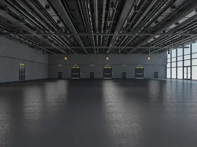 Exhibition Hall 34 3D model