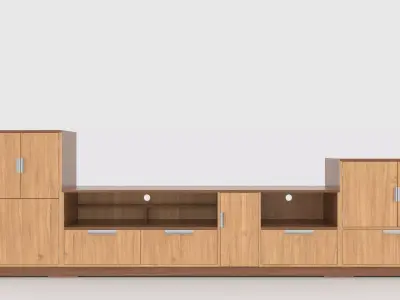 tv stand 73 3D model