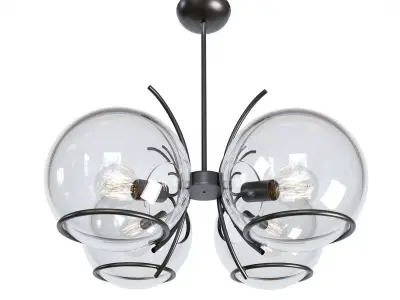 Modern Chandelier 4 3D model