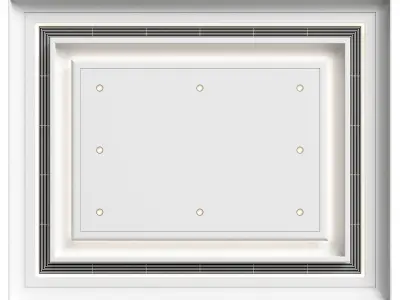 Modern ceiling RJ Easy Design 01 3D model