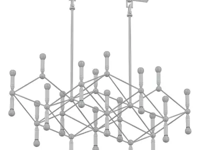 Milano Chandelier 3D model