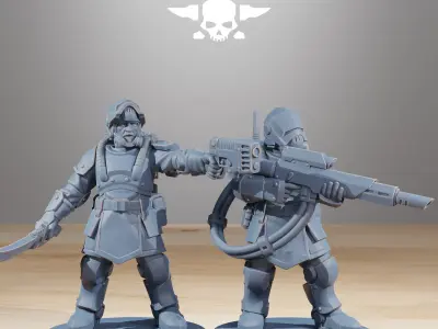 RoyalGuard Commandos 3D print model