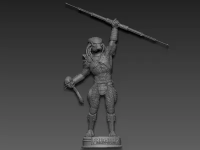 Predator 2 v2 3D print model