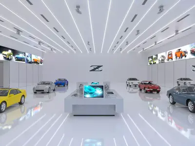 THE SPACE Dubai Event Venue High Poly 3D Model 3ds Max 3D model