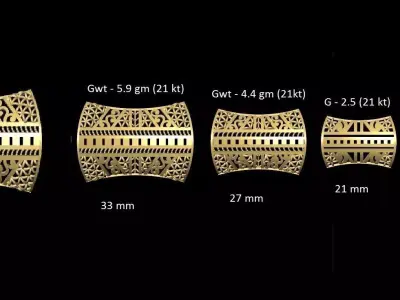 Turkey Filigree Jewellery Designs Pendant Necklase 3D print model