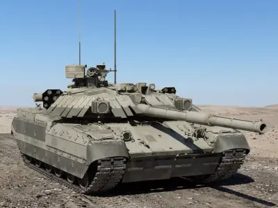 T-84 Oplot 3D model