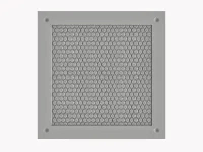 low poly metal grid -modular  Texture