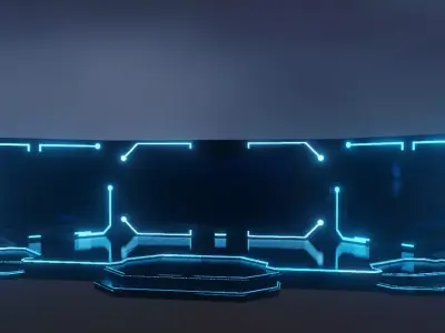 Eldrin Stage Low-poly 3D model