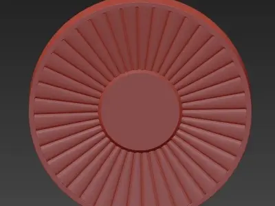 Tech Lighting Kalido Flush Mount Ceiling Light LED 3D model