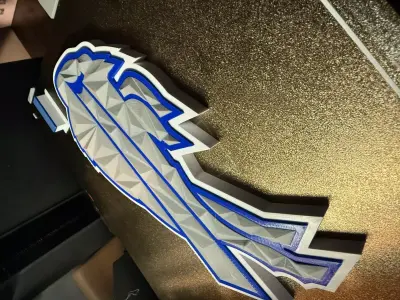 Bills Rivalry Cold Front Logo 3D print model