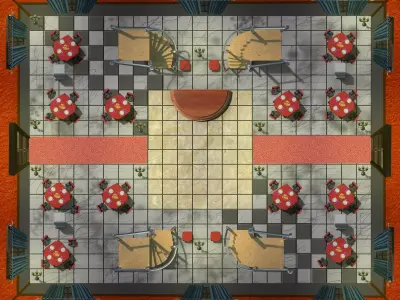 Collection of Items Low-poly 3D model