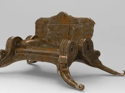 Throne Sci-Fi 3D model