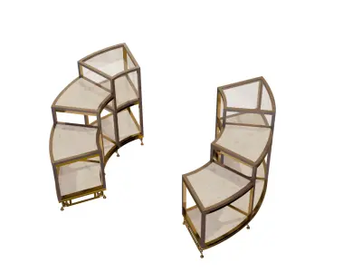 3D Printable Jewelry Organizer Rack Low-poly 3D model