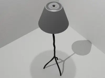 Modern Floor Lamp 3d Model - Twig Lamp Free low-poly 3D model