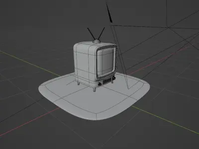 NOSTALGIC TELEVISION Free 3D model