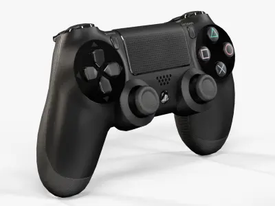 Sony PlayStation 4 Controller Low-poly 3D model