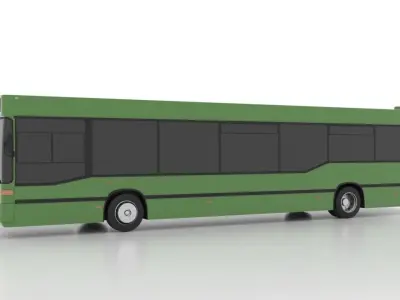 Mercedes-Benz O405NU Low Low-poly 3D model