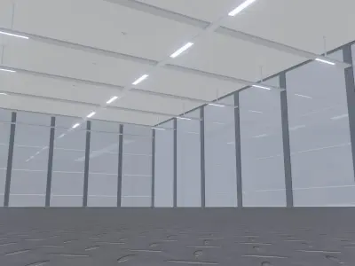 SCI-FI ART GALLERY SCENE futuristic INTERIOR 3D 3D model