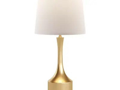 Iron LED Table Lamp 3D model