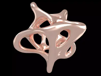 Abstract Shape v41 003 Low-poly 3D model