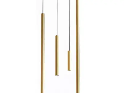 Concrete Pendant Lamps Bang by Bentu Design 3D model