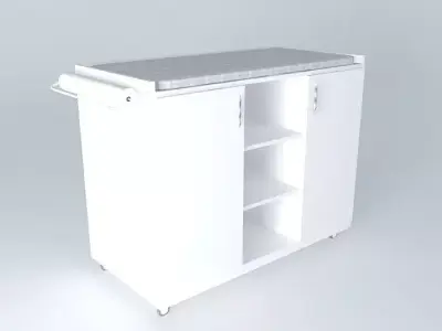 NURSERY BABY EXCHANGER WITH DOOR PAPER Free 3D model