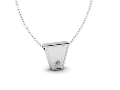 Diamond Jewelry Pendant 004 3D print model