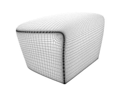 Uncover Footstool 3D model