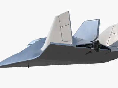  Experimental Jet Aircraft in Flying 