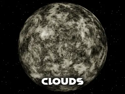 Procedural Alien Planet - Layered Sci-Fi World Design 3D model