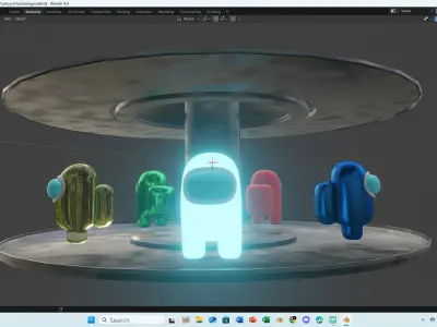 Among Us  Low-poly 3D model