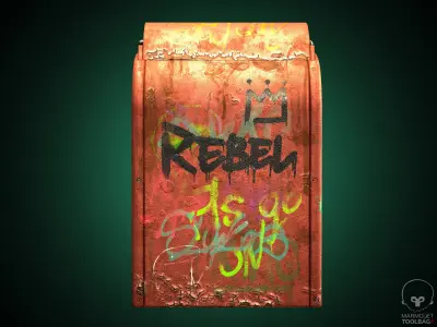 Mailbox 3D Model  Low-poly 3D model