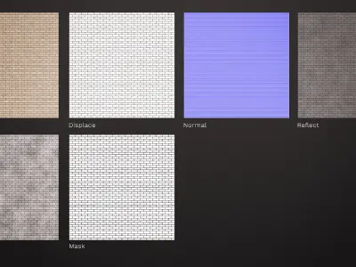 Classic white brick wall texture Texture