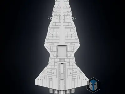 Clone Wars Venator Capital Ship 3D print model