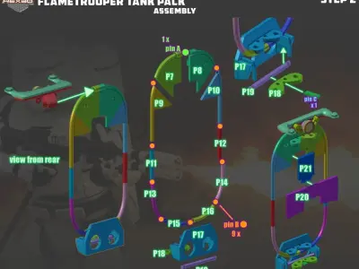 FlameTrooper TankPack 3D print model