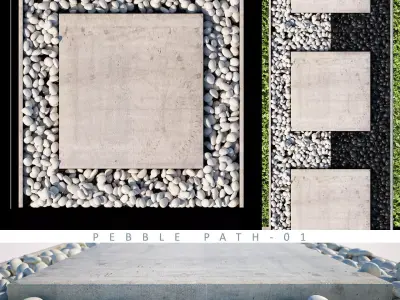 PEBBLE PATH1 3D model